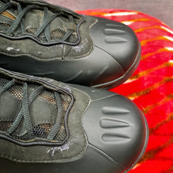 Size 12 Men Nike Total Air Foamposite Max 2011 Black Anthracite 472498-010 FLAW - Picture 16 of 16